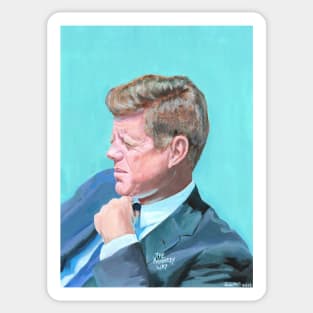 JFK in sunlight Sticker